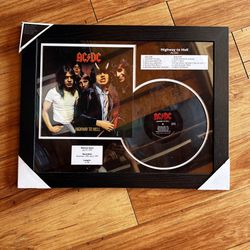 AC/DC Highway To Hell Vinyl Wall Mount