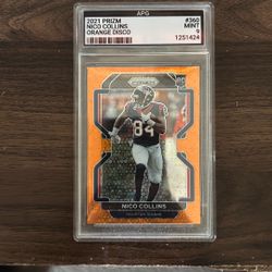 2021 Nico Collins Orange Disco Mint 9