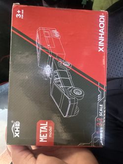 Xinhaodi Tesla Cyber Truck With Trailer Light & Sound Metal Model 1:32