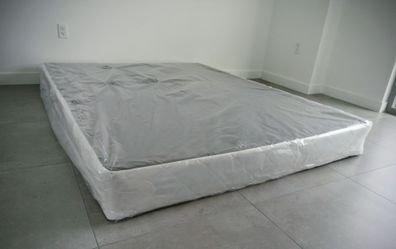 $110 Queen box spring new free delivery same time