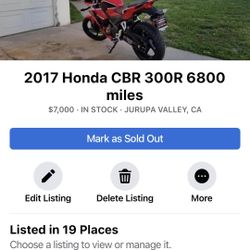 2017 Honda Bike Will Trade For Toyota Prius Or Hylander Hybrid 