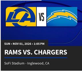 LA Rams vs Chargers