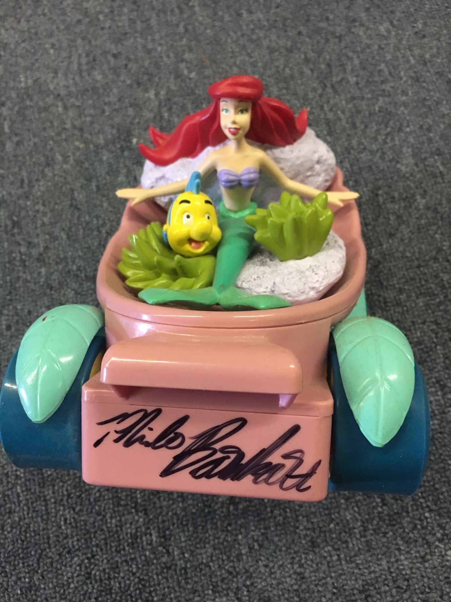 Disney Little Mermaid Chariot signed by Artist