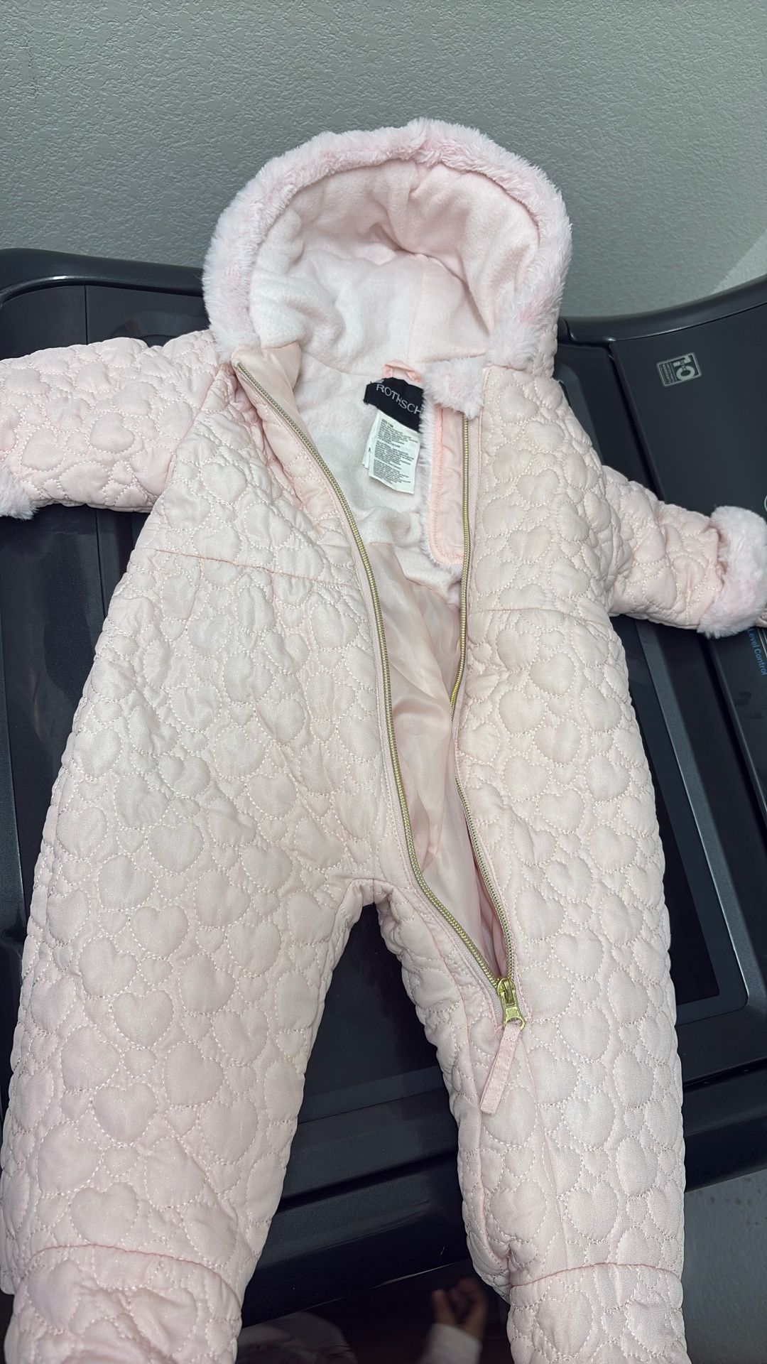 Rothschild Baby Girl Snowsuit 6/9 Mos 