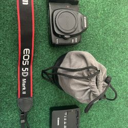 Canon 5D Mark II With 24-105mm L Lens + 64GB + Lens Band
