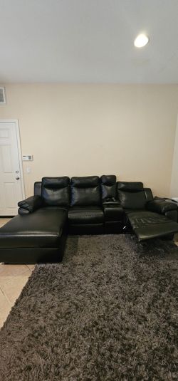 Black Sectional sofa