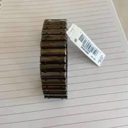 Vintage Monet Reversible Silver Or Black Bracelet 