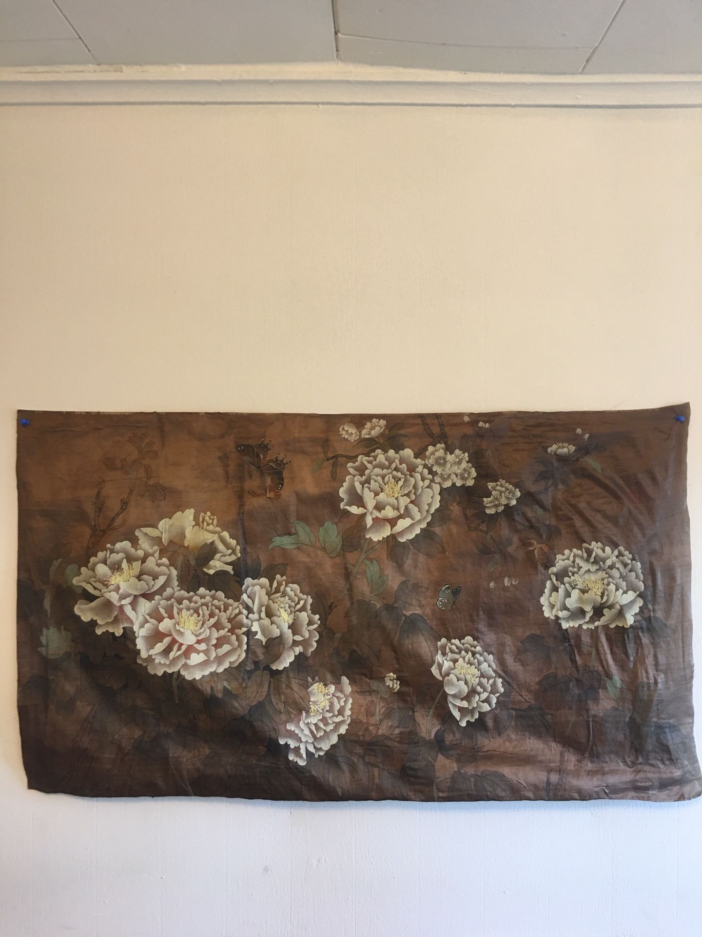 14th to 17th Century Ming Dynasty Large Painting On Silk !!!!