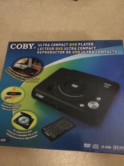 Coby ultra compact DVD player