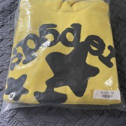 yellow spider hoodie