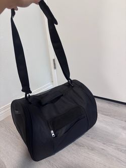 Black Pet Travel Carrier Bag