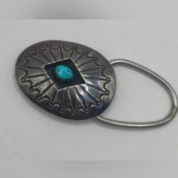 Mj Stamped Marcella James South western Keychain
