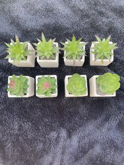8 Piece Fake Plant Decor Thumbnail