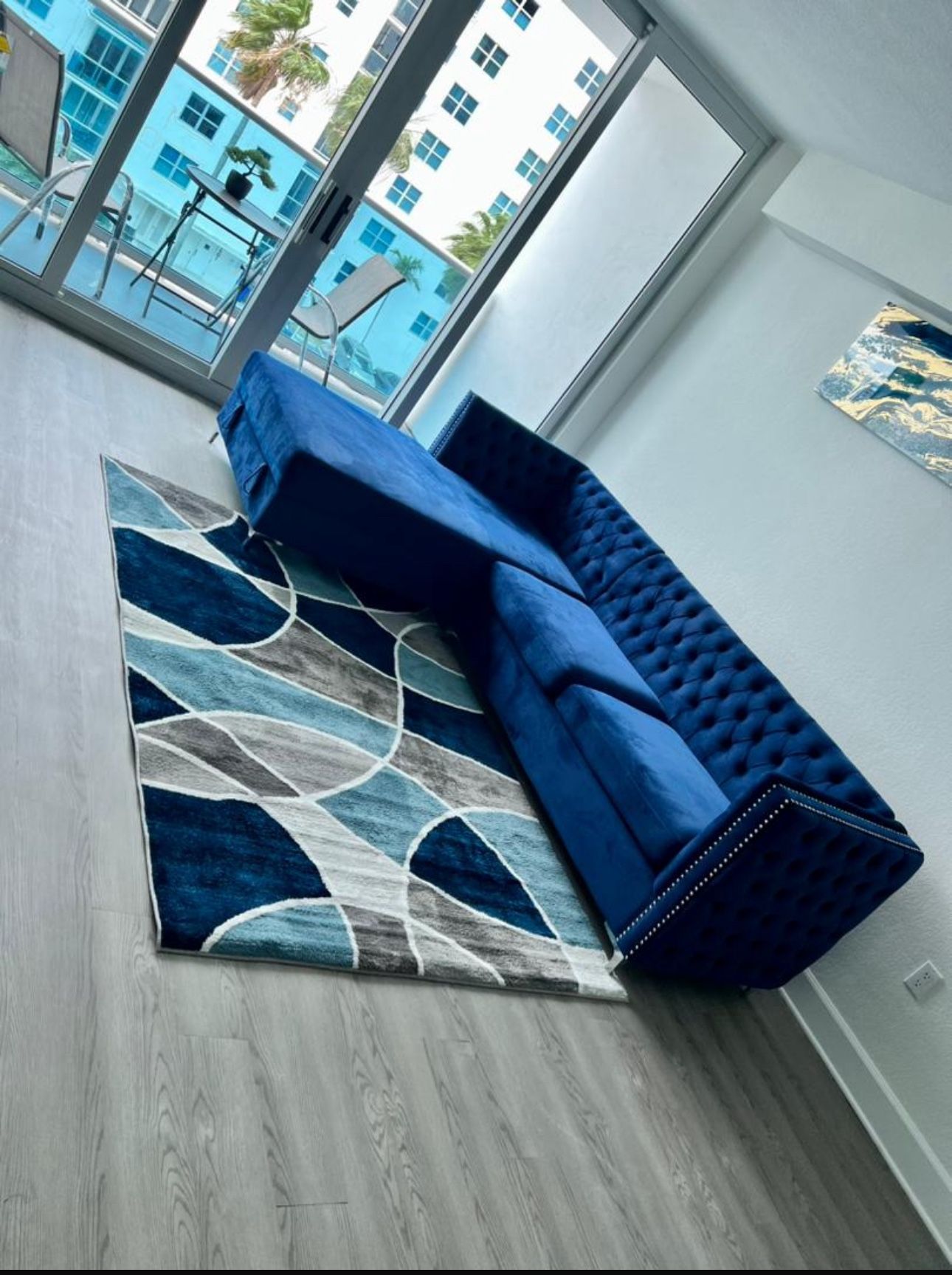 Blue Sofa 