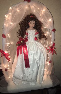 Quinceanera Doll and Size 10 Dress