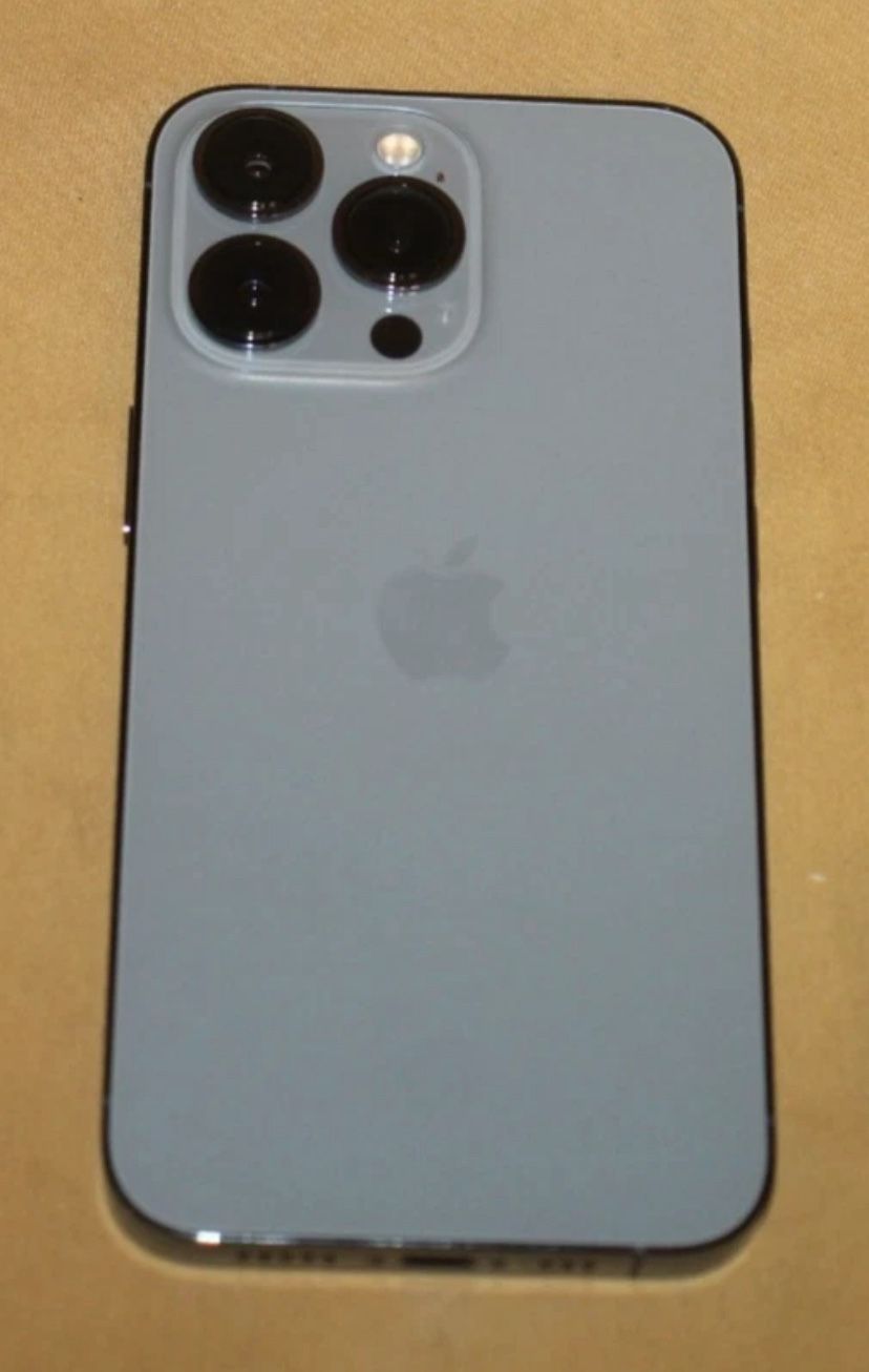 Apple iPhone 13 Pro 256 GB Sierra Blue (Unlocked) - 100% Battery - EX Condition