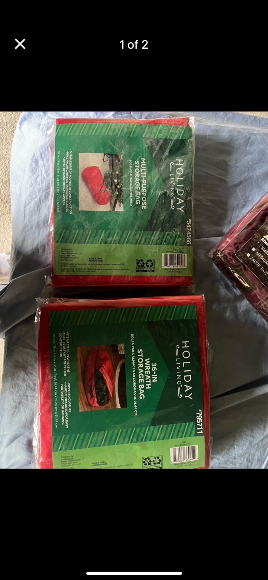 Christmas Storage Bags