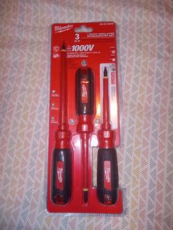 Milwaukee 3-Piece 1000V Insulated Screwdriver Set