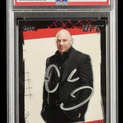 2010 Topps Dana White Autograph Psa Dna Verification 