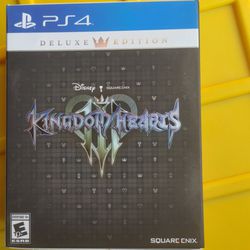 Kingdom Hearts 3 Steel book Deluxe Edition