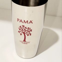 PAMA Pomegranate Stainless Steel Shaker Cup - NEW - PAMA Pomegranate Liqueur