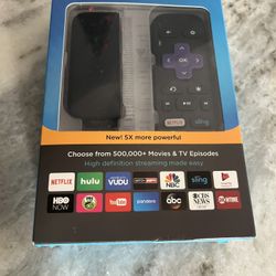 Roku Express HD Media Streamer Remote Model 3900RW Black
