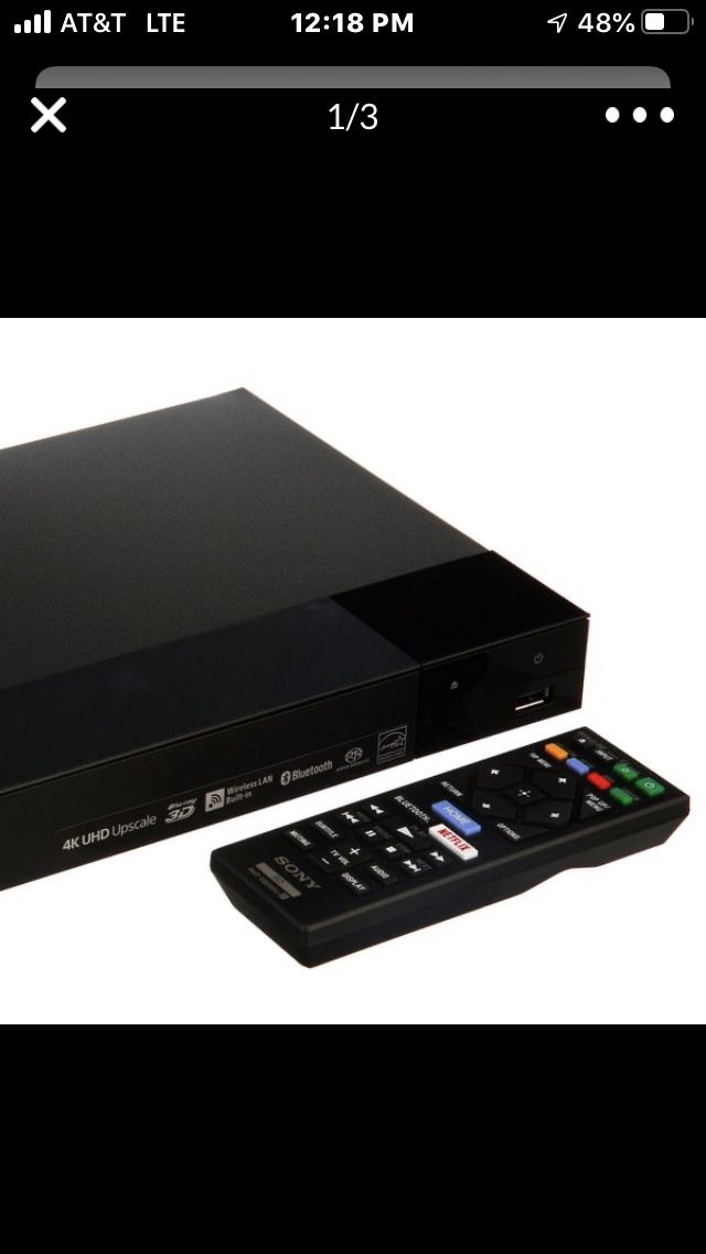 Sony 4K Upscaling 3D Streaming Blu-ray Player - BDPS6700 brand new!! Best priced!!, No lines!!, No tax!!, No COVID-19!!