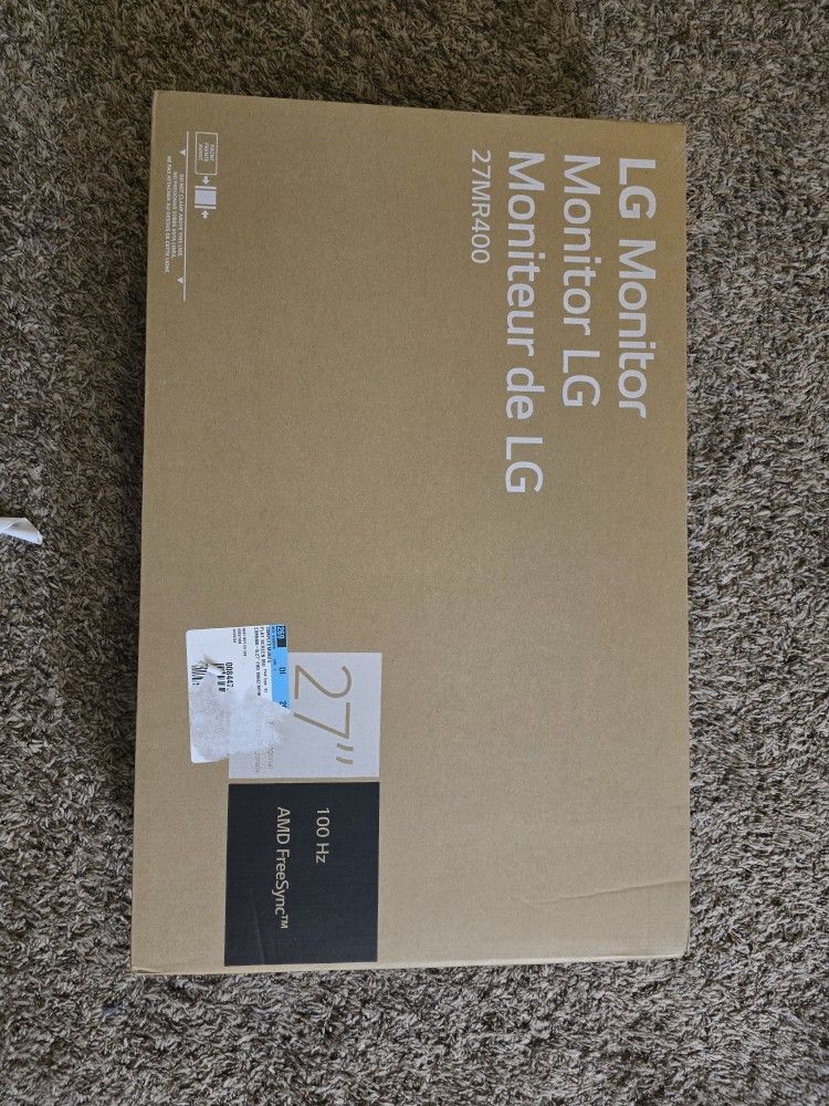 LG 27 Inch Monitor Brand New