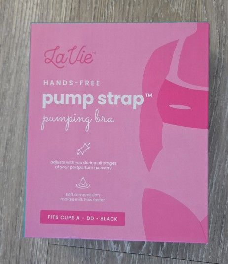 La Vie Adjustabl.Pump Strap Hands Free Pumping Bra Black - One Size (cup A - DD)