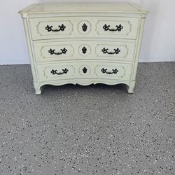 Two Custom Made French Style Nightstands