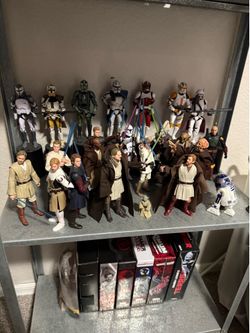 Star Wars black series figure collection