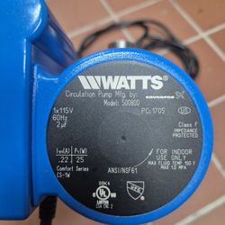 Pump Hot Water Recirculation System Watts