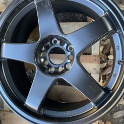 1 Black Satin Wheel (5x114.3)