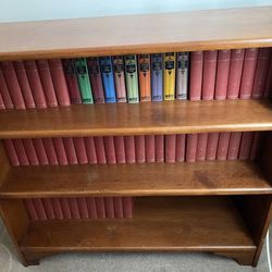 50 volume Harvard Classics Book set with bookcase