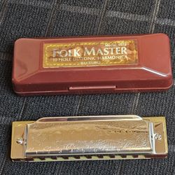 Suzuki Folk Master Harmonica Key of G