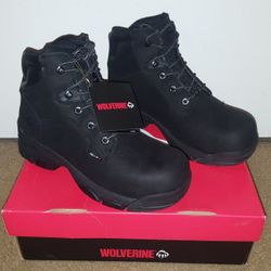 MERLIN COMPOSITE-TOE 6" WORK BOOT - MENS SIZE 10