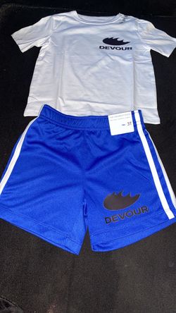 Kids Devour shirt & shorts set