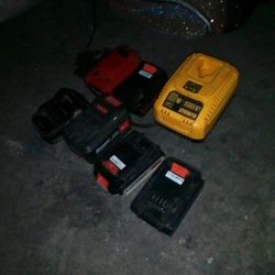 Drill Batteries And Charger 