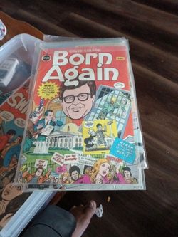 vintage 1978 Born Again comic book published by Spire Christian Comics.