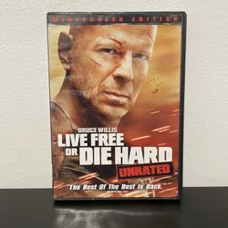 Live Free Or Die Hard DVD Movie Unrated Bruce Willis Widescreen Edition 2007