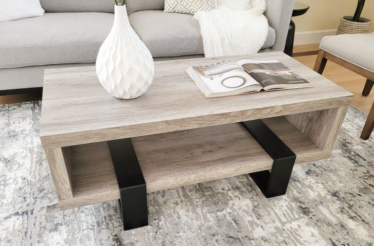 Block Gray Coffee Table