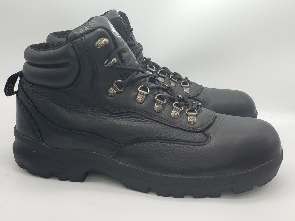 NIKE ACG Mens Black Leather Mid All -Trac Hiking Boots Size 13 M Trail Shoes