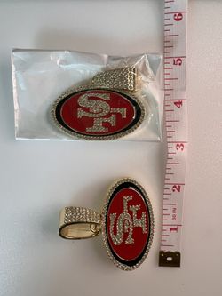 Bling San Francisco 49er Pendant