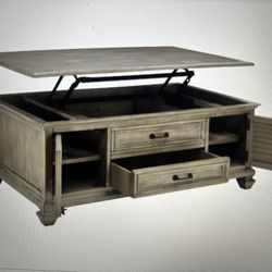 Lift-Top Cocktail Table