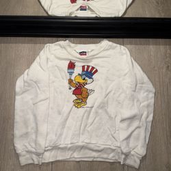 Vintage KIDS / TODDLERS 1980s Levi’s Athletic Club Sam The Eagle Sweatshirt 
