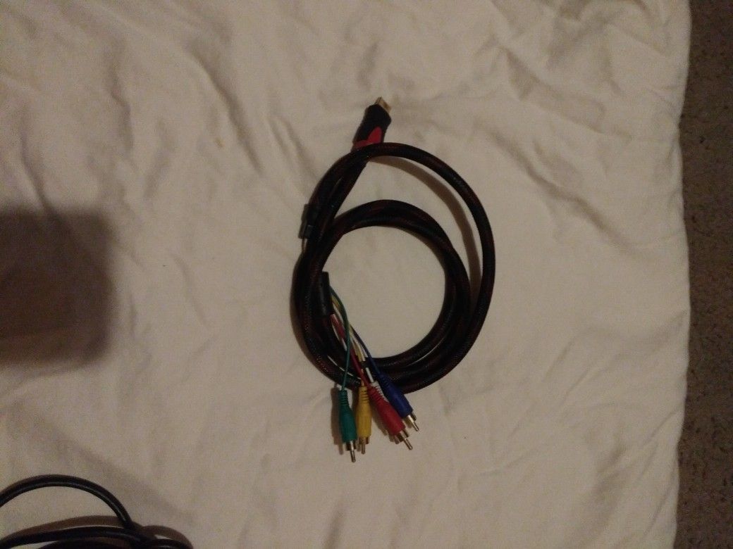 HDMI TO 5 PLUG RCA