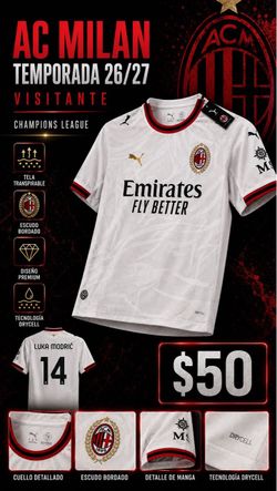 Camisa del en Milán de luna Modric