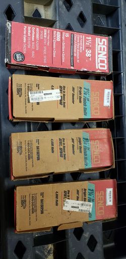 4 boxes of finish nails