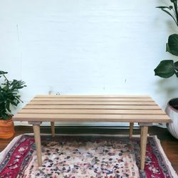 Modern Farmhouse Low Wooden Table