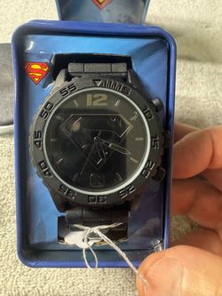 #309 Superman DC Comics Black Watch with Tin